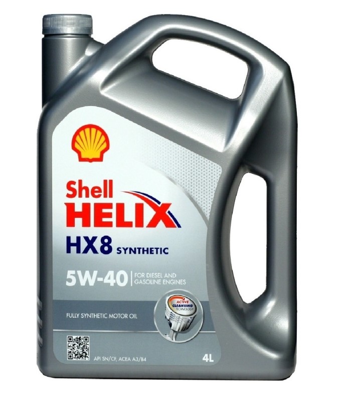 550040295 SHELL Масло моторное Shell Helix HX8 5W40 4л синтетика