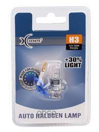 1007088 XENITE Лампа Н3 12 V 55+30% Xenite в блистере